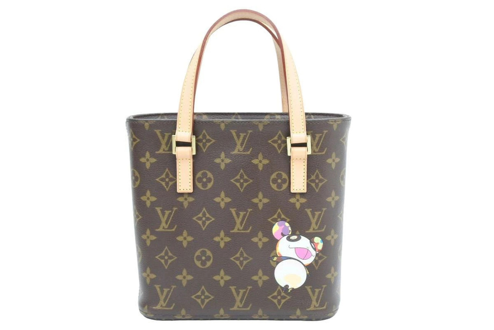 Louis Vuitton Vavin Panda Leather Takashi Murakami Limited Edition Handbag